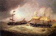 Joseph heard Passengers from the Dismasted U.S. Merchantman Spain oil painting artist